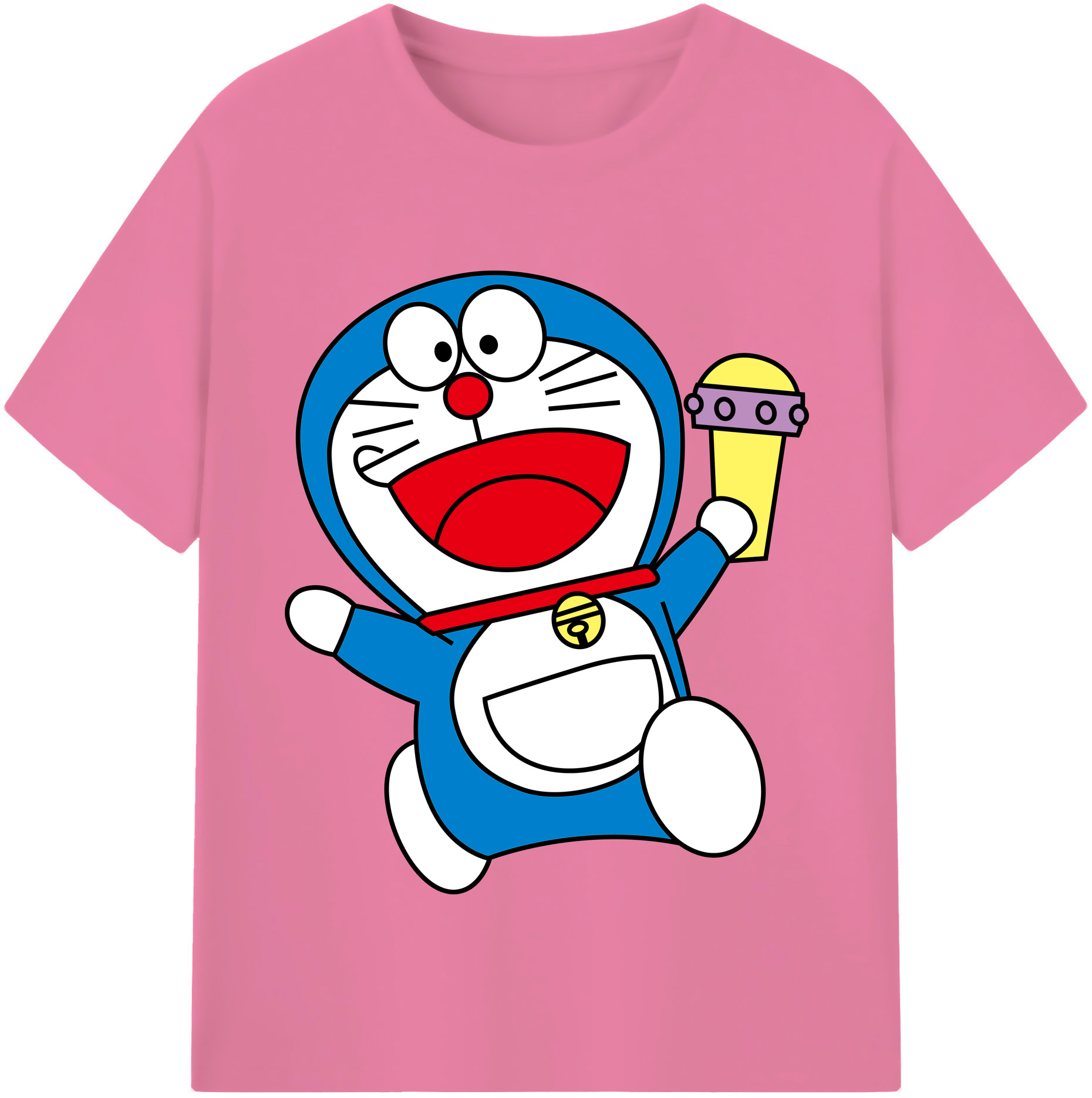 （画像用） ドラえもん Doraemon 綿100％半袖Tシャツ（フロントプリント）